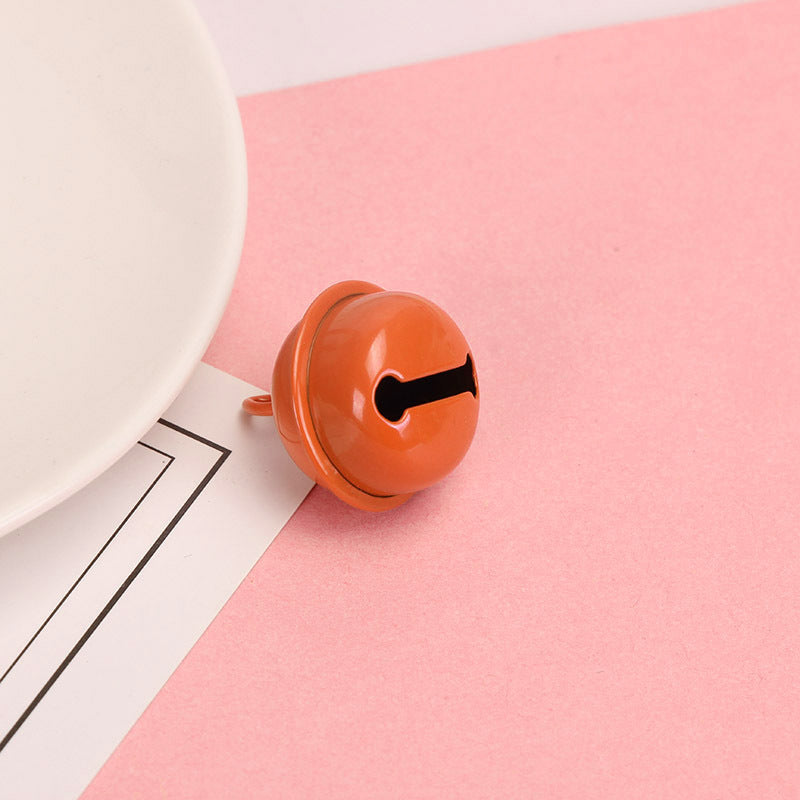 Wholesale Metal DIY 22mm Candy Color Small Bell Keychain Accessories